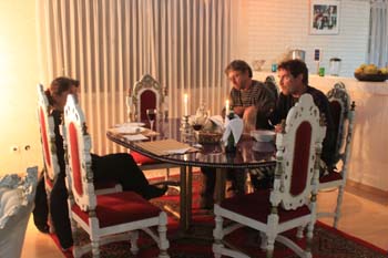Abendessen mit Dänu und Thömu