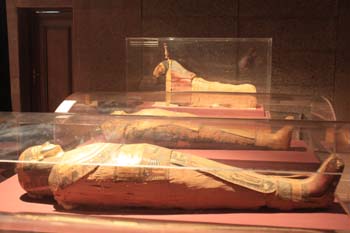 Mumien im Nubian Museum