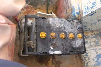 10 Volt Batterie im Taxi