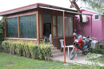 Unser Bungalow im Altinkum Hotel