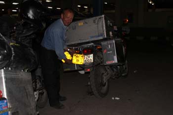 Franks neue Nummernschild